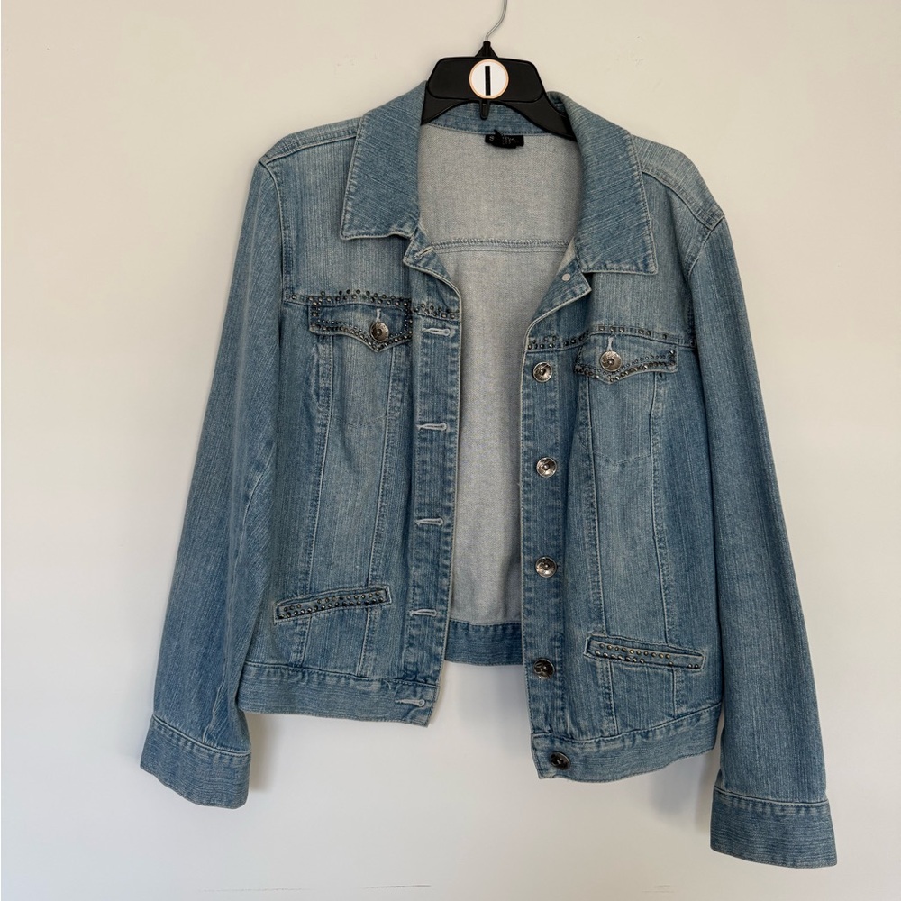 Style & Co. Light Blue Denim Jacket